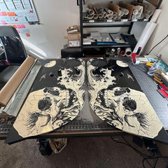 Dark Skull Door Card Vinyl Design