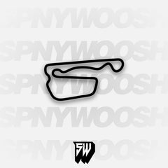 Adams Motorsports Park Time Attack Course Track Decal