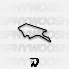 Adelaide Street Circuit Track Decal