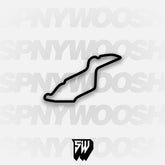 Bedford Autodrome West Circuit Track Decal