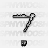 Bondurant Mondo Track Decal