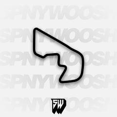 Brainerd Int'l Raceway Donnybrooke Course Track Decal