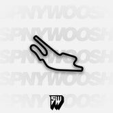 Bugatti Circuit at Le Mans Track Decal
