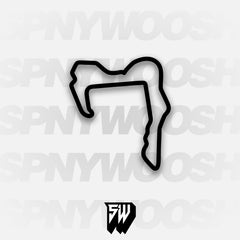 Buttonwillow Raceway Park #1 Track Decal