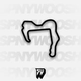 Buttonwillow Raceway Park #13 Track Decal