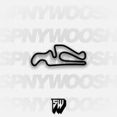 CalSpeed Karting Grande Course Track Decal