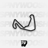 Carolina Motorsports Park Full Course Track Decal