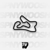 Carolina Motorsports Park Kart Track Track Decal
