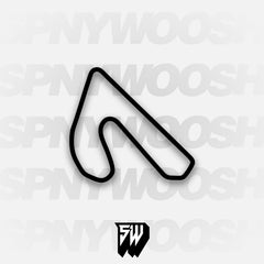 Carolina Motorsports Park West Course Track Decal