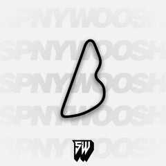 Chang International Circuit Course C Track Decal