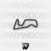 Chang International Circuit Course E Track Decal