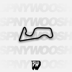 Chang International Circuit Course E Track Decal