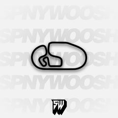 Charlotte Motor Speedway Road Course with Chicanes Track Decal