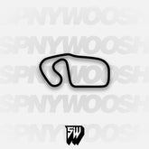 Charlotte Motor Speedway Short Infield Course Track Decal