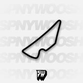 Circuit of the Americas Club Circuit Track Decal