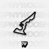 Circuit of the Americas Track Decal