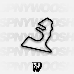 Circuit of the Americas National Circuit Track Decal