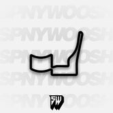 Columbus Ford Dealers 500 Track Decal