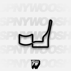 Columbus Ford Dealers 500 Track Decal