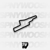 Coronado Speed Festival Track Decal