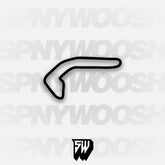Daytona School Course Track Decal