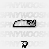 Dominion Raceway Road Course Track Decal