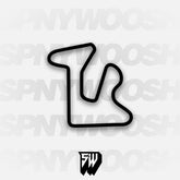 GingerMan Raceway Original Course Track Decal