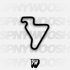 Grand Bend Raceway Screaming Alien Track Decal