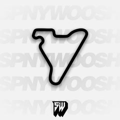 Grand Bend Raceway Technical Track Track Decal