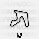 Hallett Motor Racing Circuit Track Decal