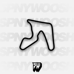 Hallett Motor Racing Circuit Track Decal