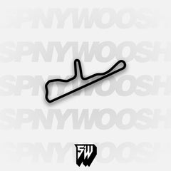 Hidden Valley Raceway Track Decal