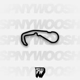 Highlands Motorsports Park D Track Decal