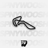 Highlands Motorsports Park E Track Decal