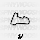 Hutchinson Island Race Track Track Decal