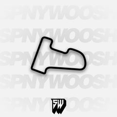 Hutchinson Island Race Track Track Decal