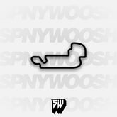Indianapolis Motor Speedway Alternate Road Course Circuit Track Decal