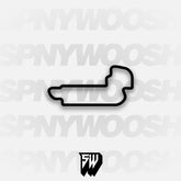 Indianapolis Motor Speedway Road Course Circuit Track Decal
