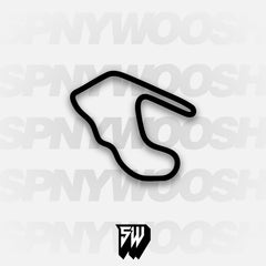 Ingliston Racing Circuit 1.651km Track Decal