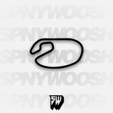 Iowa Speedway Road Course Track Decal