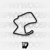 Laguna Seca Track Decal
