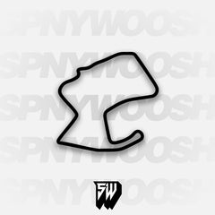 Laguna Seca Track Decal