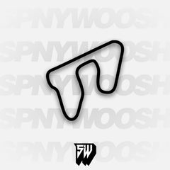 Las Vegas Motor Speedway Exotics Racing A Course Track Decal