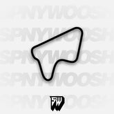 Las Vegas Motor Speedway Exotics Racing B Course Track Decal