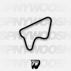 Las Vegas Motor Speedway Exotics Racing B Course Track Decal