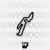 Las Vegas Motor Speedway Full Outfield Course Track Decal