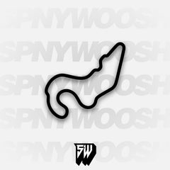 Las Vegas Motor Speedway North Course Track Decal