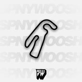 Las Vegas Motor Speedway Old Outfield Course Track Decal