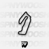 Las Vegas Motor Speedway South Course Track Decal