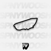 Le Mans Circuit de la Sarthe with Chicanes Track Decal